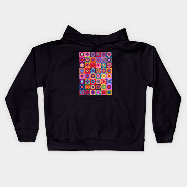 Kandinsky No. 105 Kids Hoodie by RockettGraph1cs